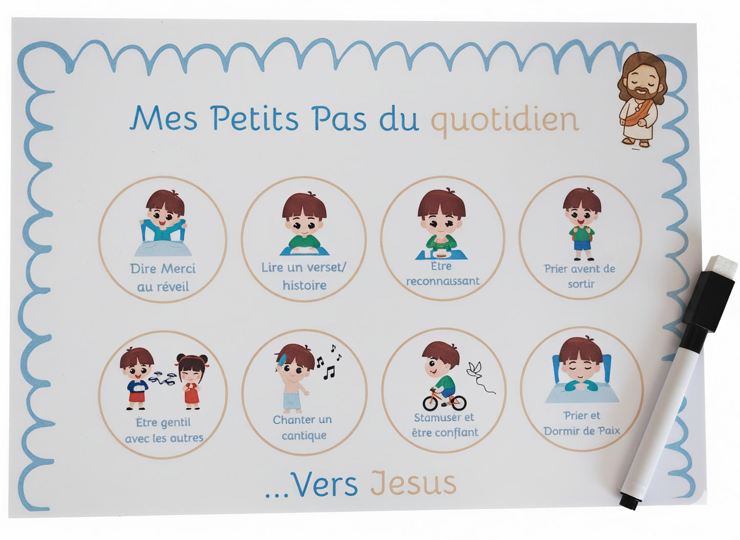 Routine enfant - Petits pas du quotidien vers Jesus